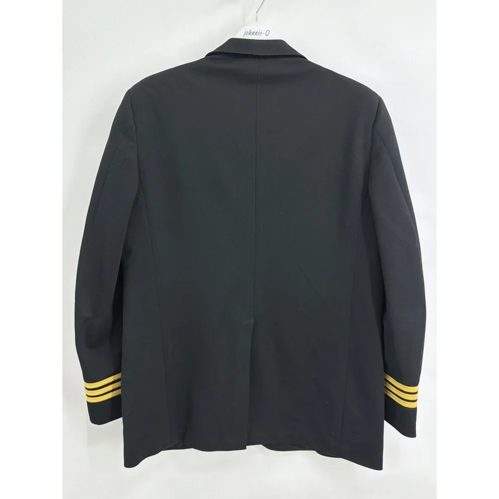 Vintage‎ Eastern Airline Pilot Uniform Blazer Jacket Gold Stripes 42R Hamilton